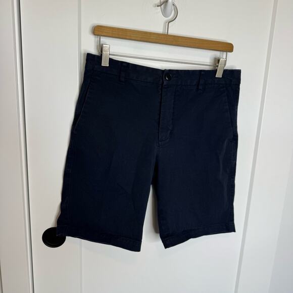 Everlane Men’s Transit Shorts 9” Stretch Chino Golf Navy Blue Size 32 - Picture 2 of 6